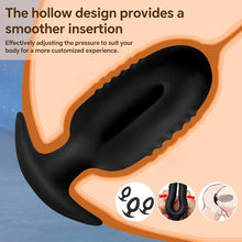 Load image into Gallery viewer, Three-piece anal plug set – hollow silicone anal plug set, suitable for beginners to advanced training, made of soft, flexible, and safe materials, with a conical design