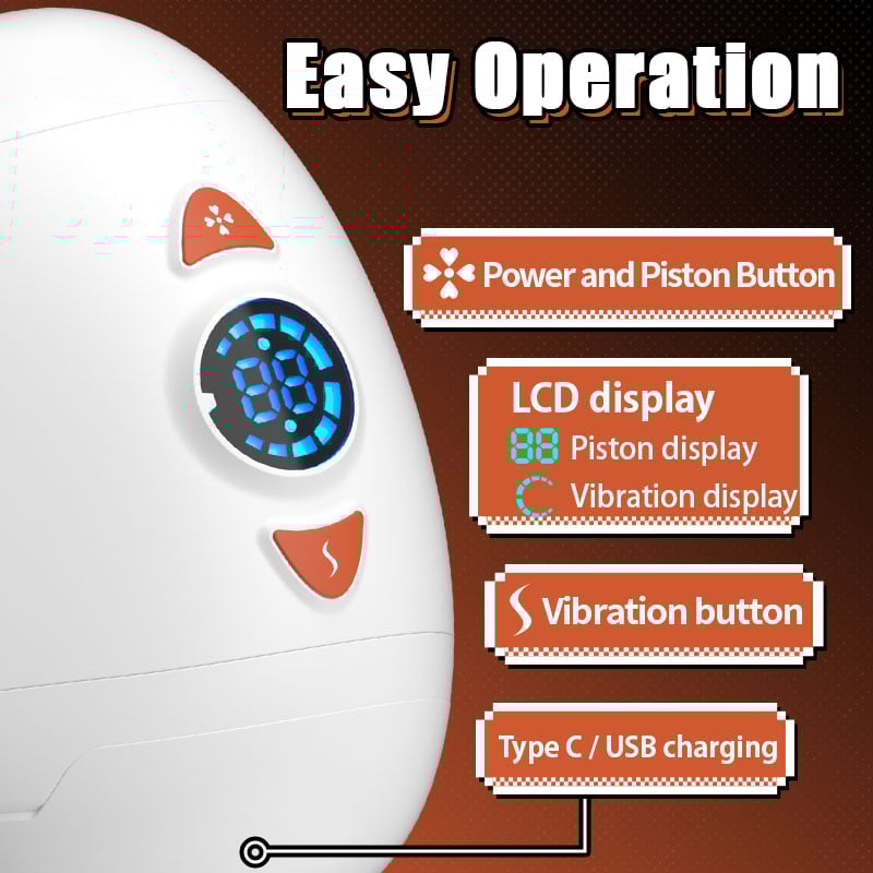 Ball Massage Focus Testicle & Glans Stimulation Electric Male Masturbator