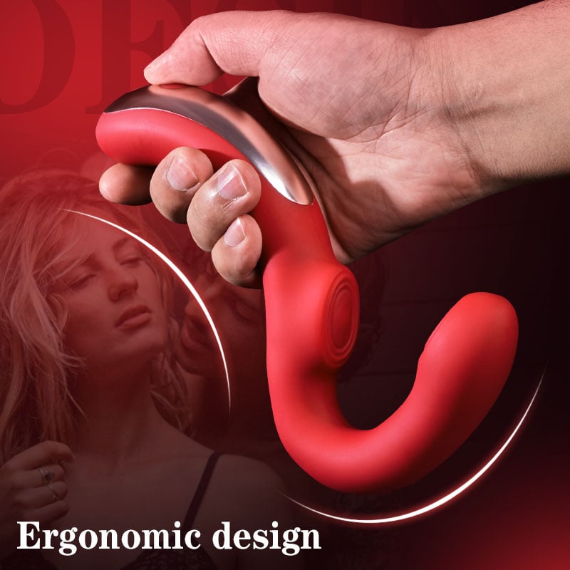 U-Design Double Stimulation For Clit & G-spot Vibrator With Tapping Mode