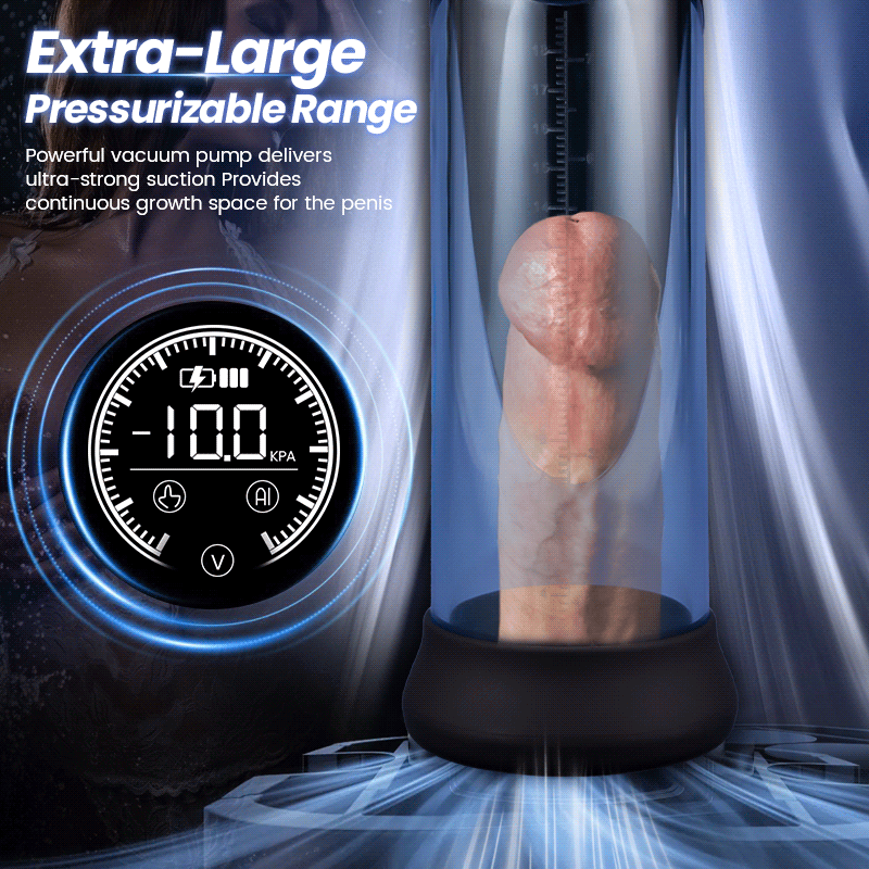 BathFun - Professional Penis Pump Powerful Vacuum Fully Waterproof Intelligent Training Function