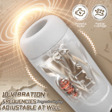 Load image into Gallery viewer, Baymax 10 Suction Vibrations One-button Activation APP-controlled Multi-point Massage Male Masturbator