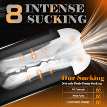 Load image into Gallery viewer, Sophia – 8 Vibration 8 Sucking Modes 3D Realistic Sleeve Automatic Male Masturbator