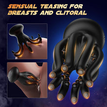 Load image into Gallery viewer, Male Sex Toys for Men Tentacle Shaped Penis Vibrator - Male Masturbator Couples Sex Toy with 10 Vibrating 360° Wrapping for Glans Clit Nipple Stimulation, Handheld Adult Toys for Men Women
