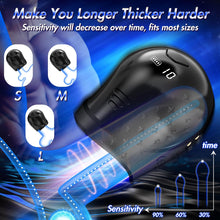 Load image into Gallery viewer, Adult Toys Male Masturbator Penis Stroker with LCD APP Control 10 Vibrating Modes, 360° Wrapping Glans Blowjob Trainer