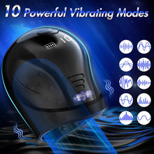 Load image into Gallery viewer, Adult Toys Male Masturbator Penis Stroker with LCD APP Control 10 Vibrating Modes, 360° Wrapping Glans Blowjob Trainer