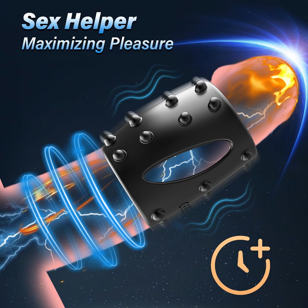 Penis Enlarger Ring Vaginal Extra Stimulation Vibrating Cock Ring