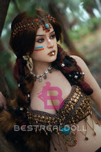 Load image into Gallery viewer, US Stock - Sabine 164cm S33 Natural Skin Full Silicone Sex Doll Realistic Sexy Forest Girl Adult Love Doll (Free 2ND Head)