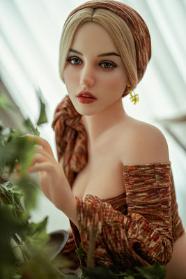 US Stock - Iskra 152cm #319 TPE Sex Doll Natural Skin Blonde Girl TPE Adult Love Doll (Free 2ND Head)