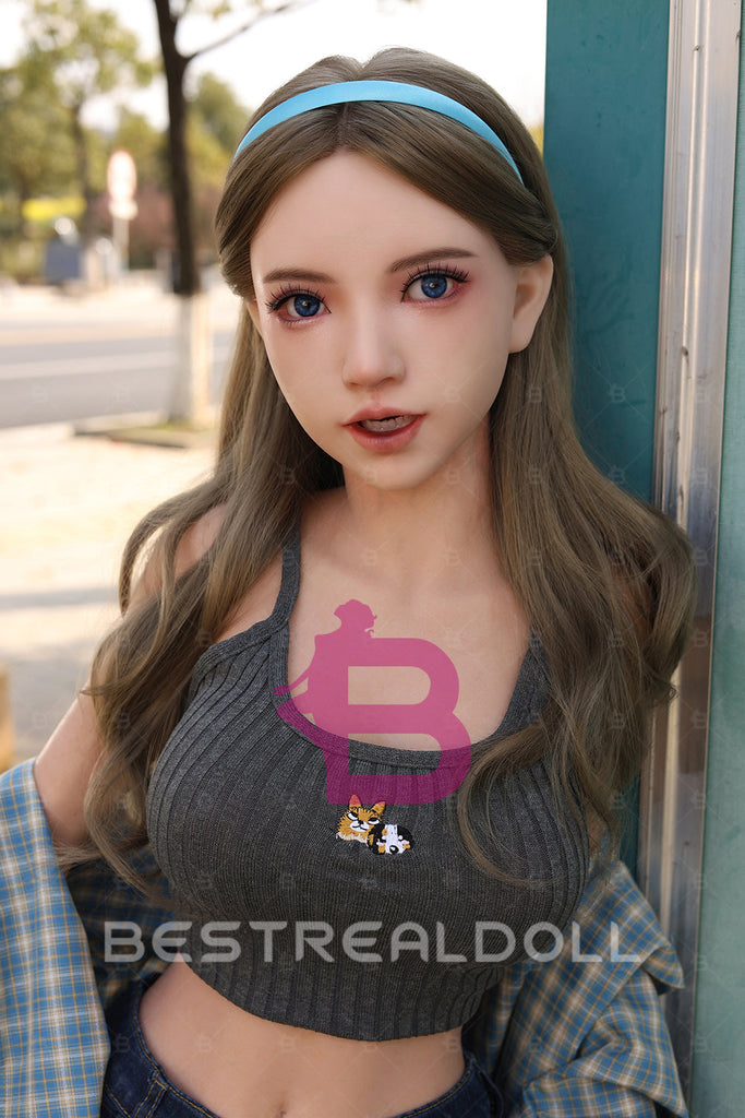 US Stock -Tindra 150cm K171 Full Jelly Breasts Silicone ROS Sex Doll Movable Jaw Silicone Adult Love Doll
