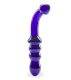 Blueberry glass dildo