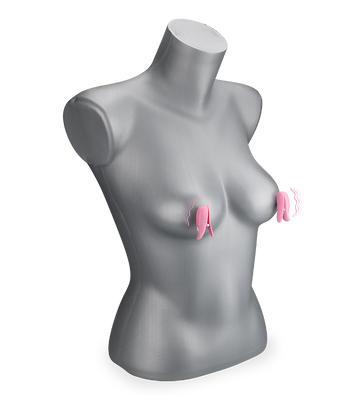 Bubble Gum vibrating nipple clamps 10 modes