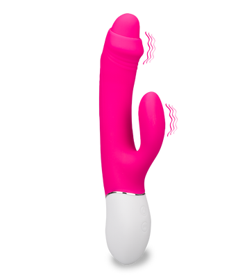 Connie rabbit vibrator with foreskin