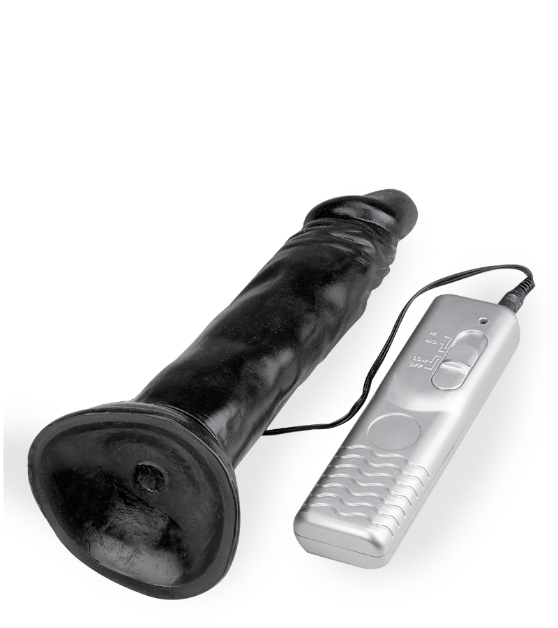 Crazy Rider round inflatable pillow with vibrating dildo