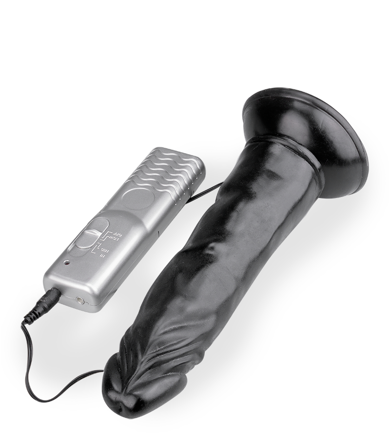 Crazy Rider round inflatable pillow with vibrating dildo