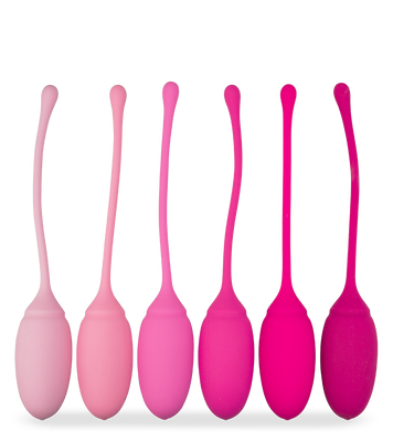 Deluxe set of 6 jiggle balls