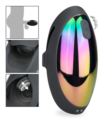 Dusk vibrating and throbbing masturbator