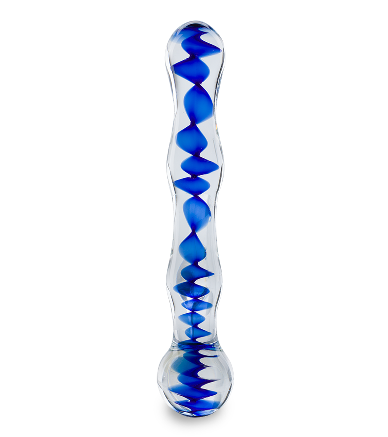 Flood glass dildo