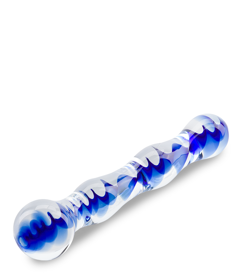Flood glass dildo