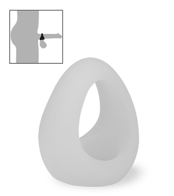 Frenzy medical-grade silicone triple cock ring