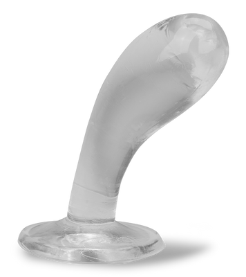 Fuzzy suction cup prostate massager