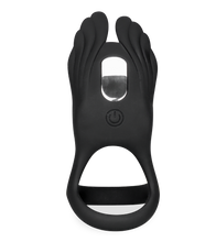 Load image into Gallery viewer, Giver triple cock ring with clit stimulator