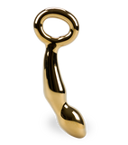 Gold Digger glass dildo