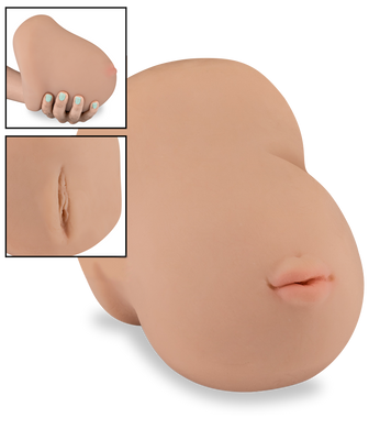 Heavenly H-cup breast and blow job masturbator