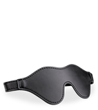 High-coverage faux leather BDSM mask