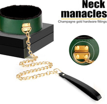 Load image into Gallery viewer, BDSM adult sex toys, a 12-piece BDSM bondage set, including adjustable handcuffs, collar, ankle cuffs, blindfold, and feather tickler.