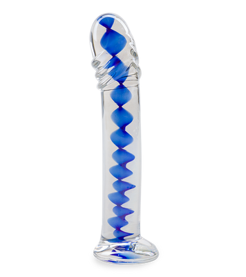 Infinity glass dildo
