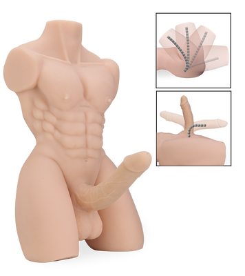 Joshua male sex torso with bendable penis and anus 11 lb