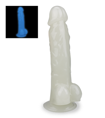 Lumino glow-in-the-dark suction cup dildo 8.75 inches