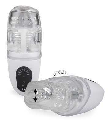 Mistress vibrating blowjob masturbator