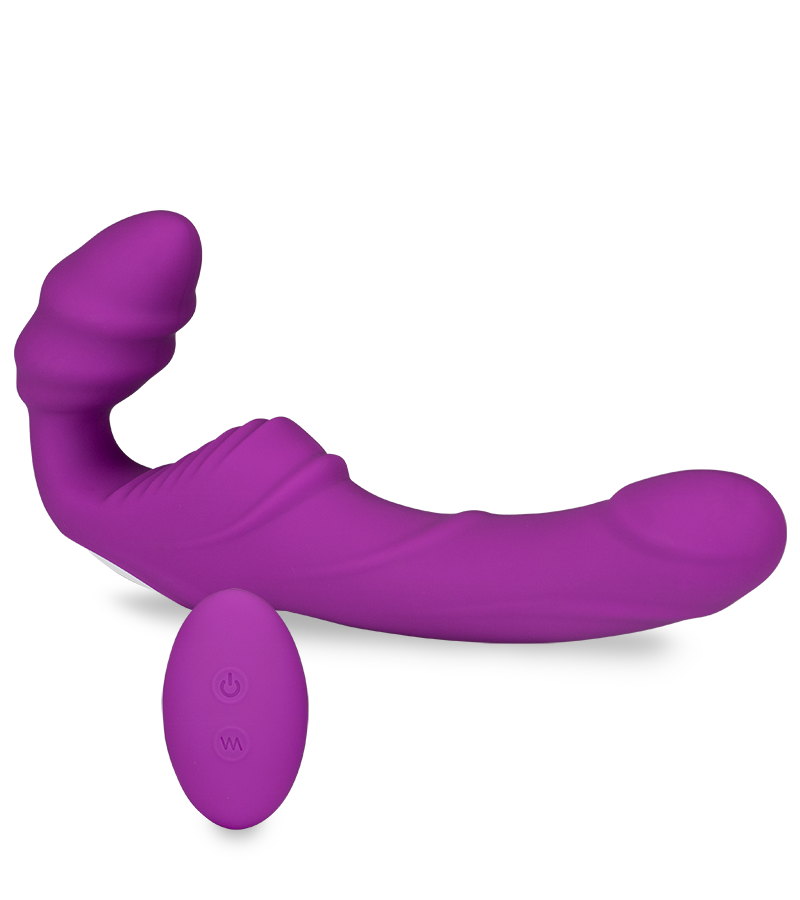 Nana harness-free remote-controlled strap-on dildo