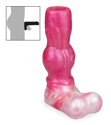 Open-ended dog cock sleeve 5.75 inches