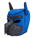Puppy Play colourful neoprene dog hood