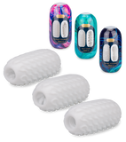 Set of 3 egg masturbator Size L