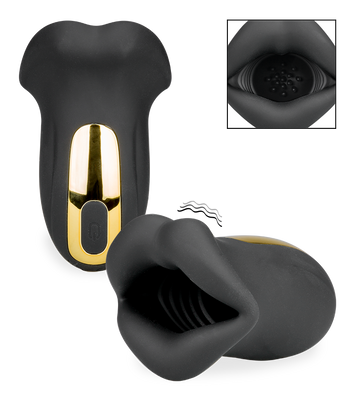 Sexy Mouth vibrating penis tip masturbator