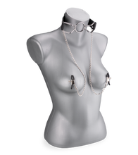 Load image into Gallery viewer, Spider gag with nipple clamps 1.50 inches