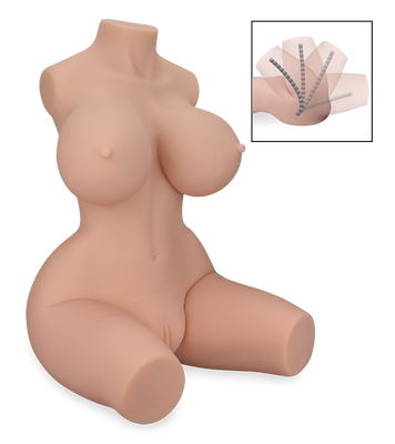 Tracy realistic sex torso with big boobs 17 lb