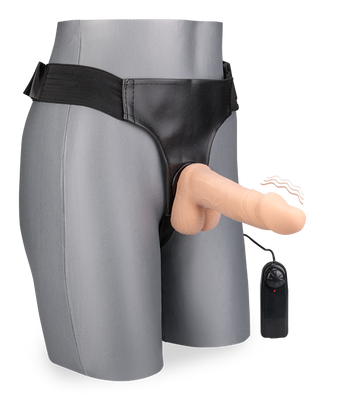 Tucker vibrating strap-on dildo 6.75 inches