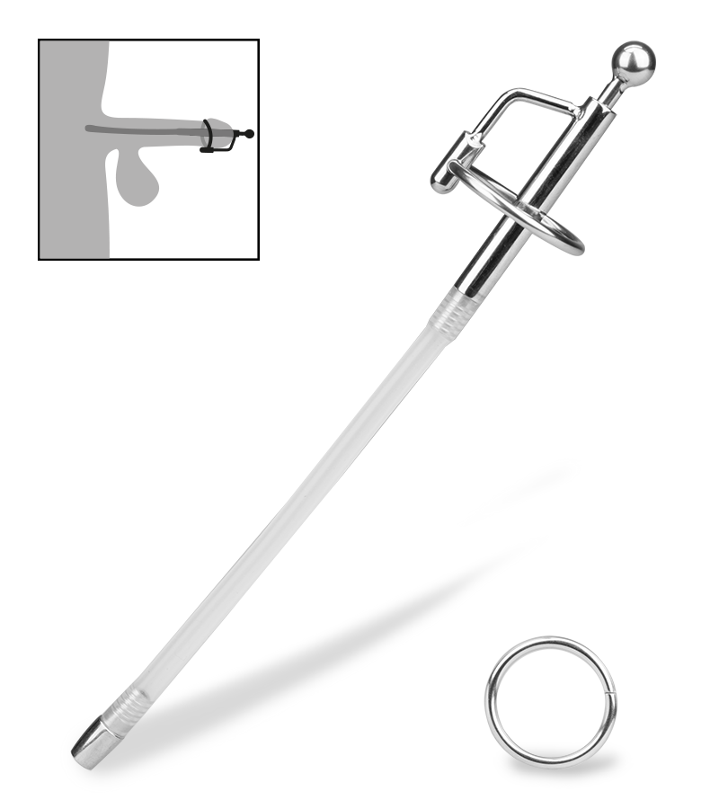 Venera pierced urethral dilator with sperm stopper