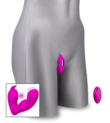 Vibrating and throbbing G-spot and clit stimulator 12 modes