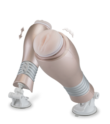 Vibrating vagina masturbator